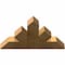 Ekena Millwork Saratoga Rough Sawn Timber Gable Bracket, Western Red Cedar, 36"W x 21"H x 4"D x 6"F, 14/12 Pitch GBW036X21X0406SAR00RWR - alternate 4